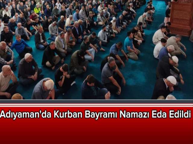 Kurban Bayramı Namazı Eda Edildi